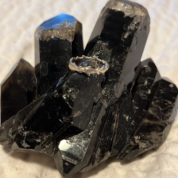 Sterling dolphin ring sz 3 1/2 - Picture 1 of 3